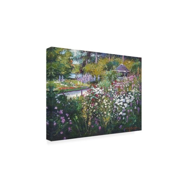 David Lloyd Glover 'Spring Garden Gazebo' Canvas Art,35x47